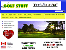 Tablet Screenshot of golfstuff.ca
